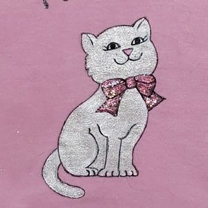 Light pink  shirt handpainted by me !